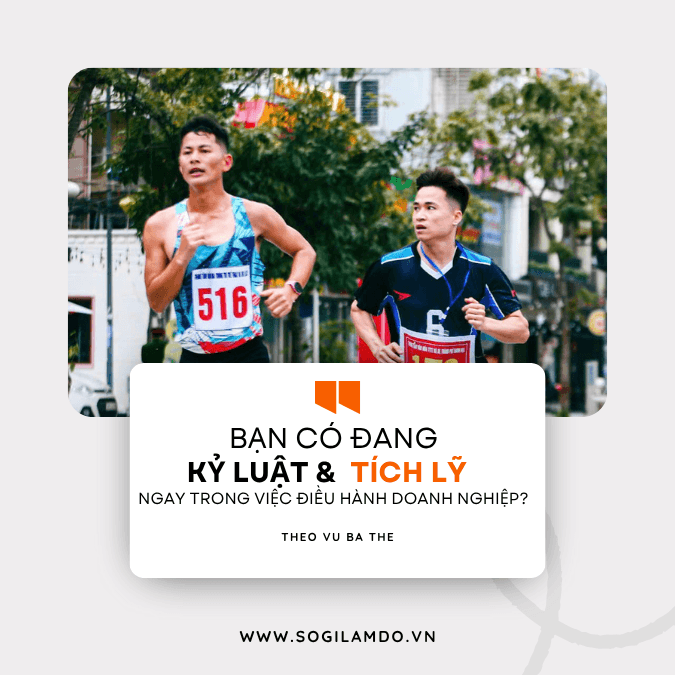BẠN CÓ KỶ LUẬT & TÍCH LUỸ NGAY TRONG VIỆC ĐIỀU HÀNH DOANH NGHIỆP⁉️