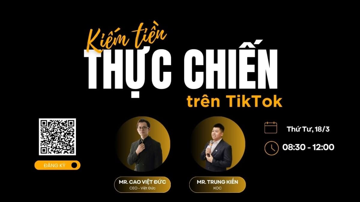 KIẾM TIỀN THỰC CHIẾN TRÊN TIKTOK