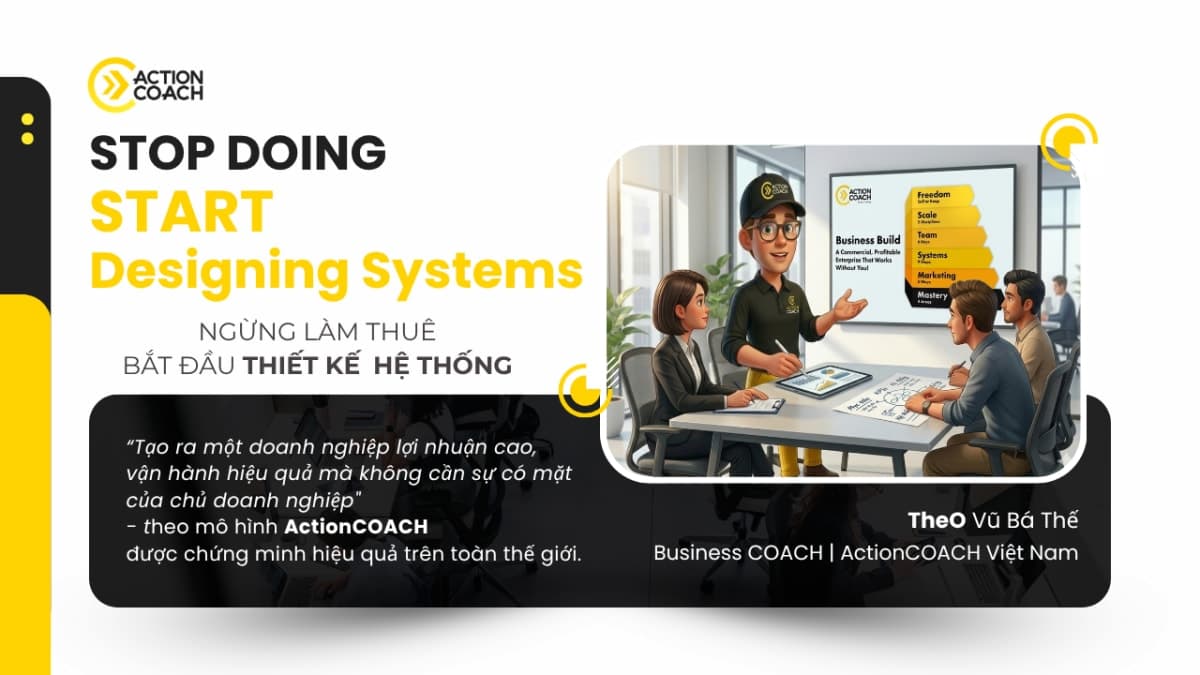STOP DOING - START DESIGNING SYSTEMS